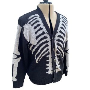SKELETON KNIT CARDIGAN